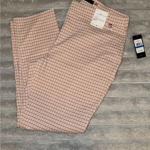 Women’s Pink Checkered Tommy Hilfiger Pants